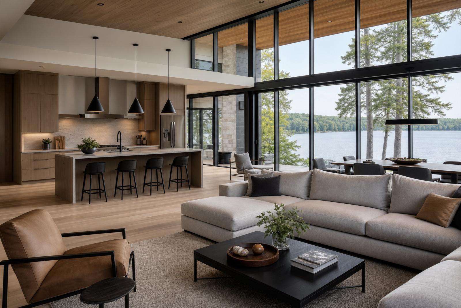 Modern Lake House
