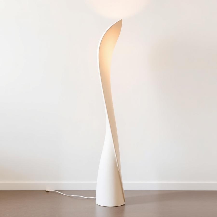 Plaster Floor Lamp